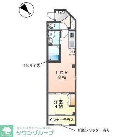 サウダージの物件間取画像